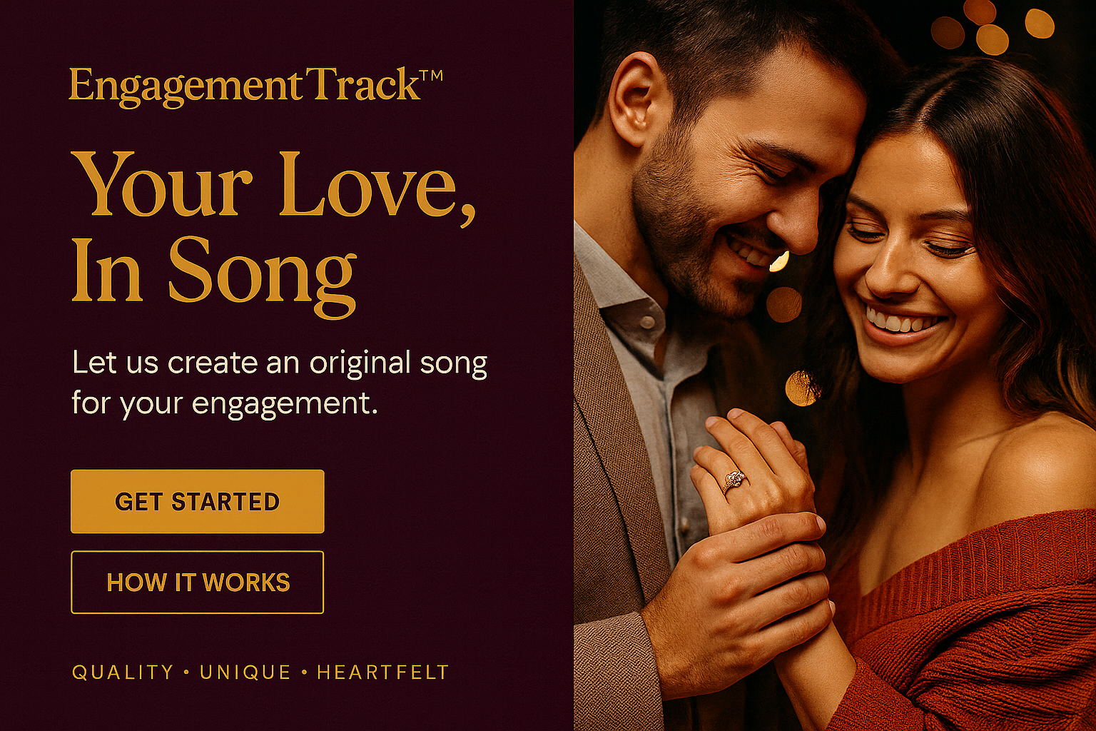 EngagementTrack — proposal moment (hero)